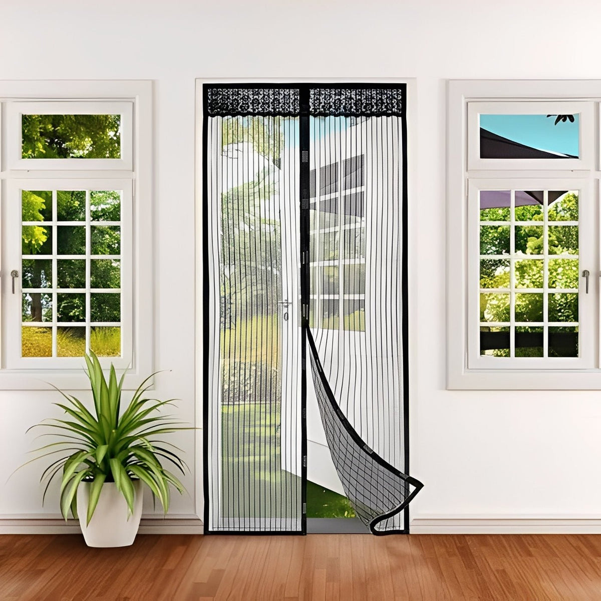Mesh Door Screen with Magnetic Closure - Marova Shop