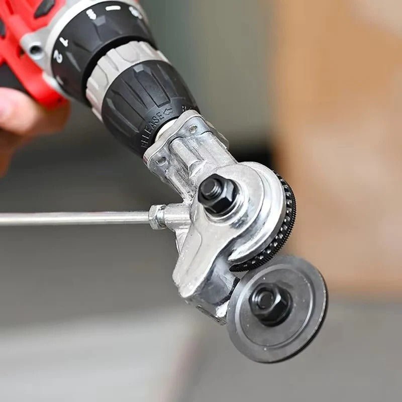 Metal Plate Cutter Drill Attachment For Clean Nibbling - Marova Shop