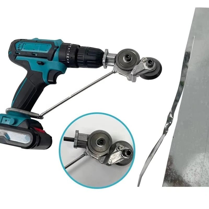 Metal Plate Cutter Drill Attachment For Clean Nibbling - Marova Shop
