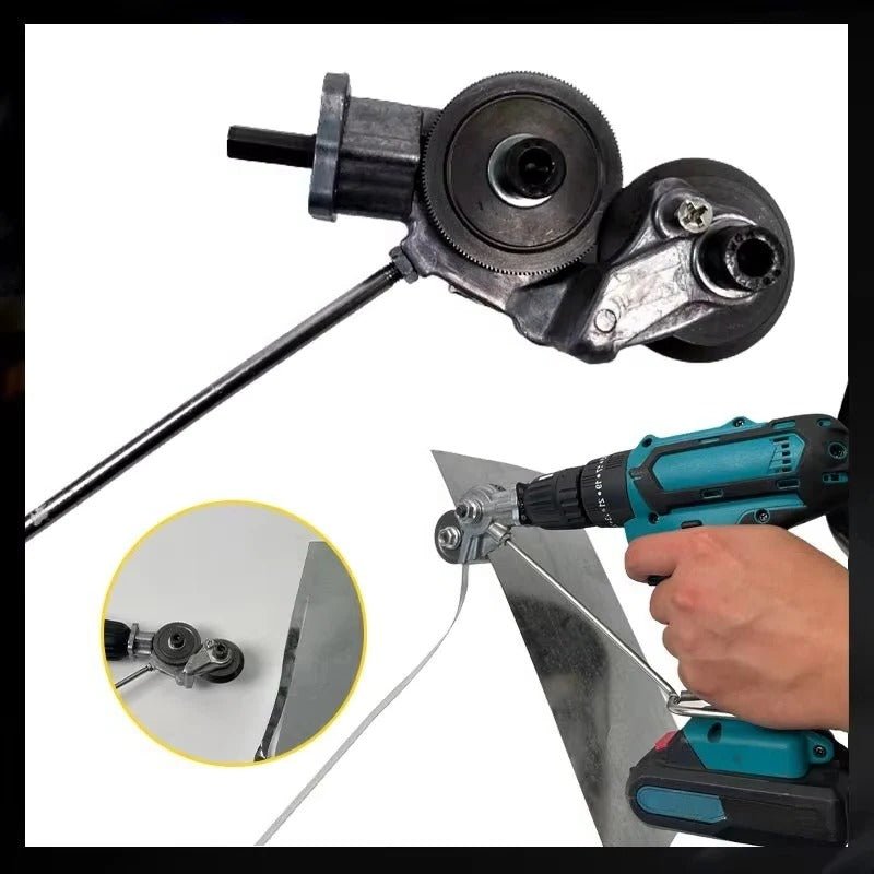 Metal Plate Cutter Drill Attachment For Clean Nibbling - Marova Shop