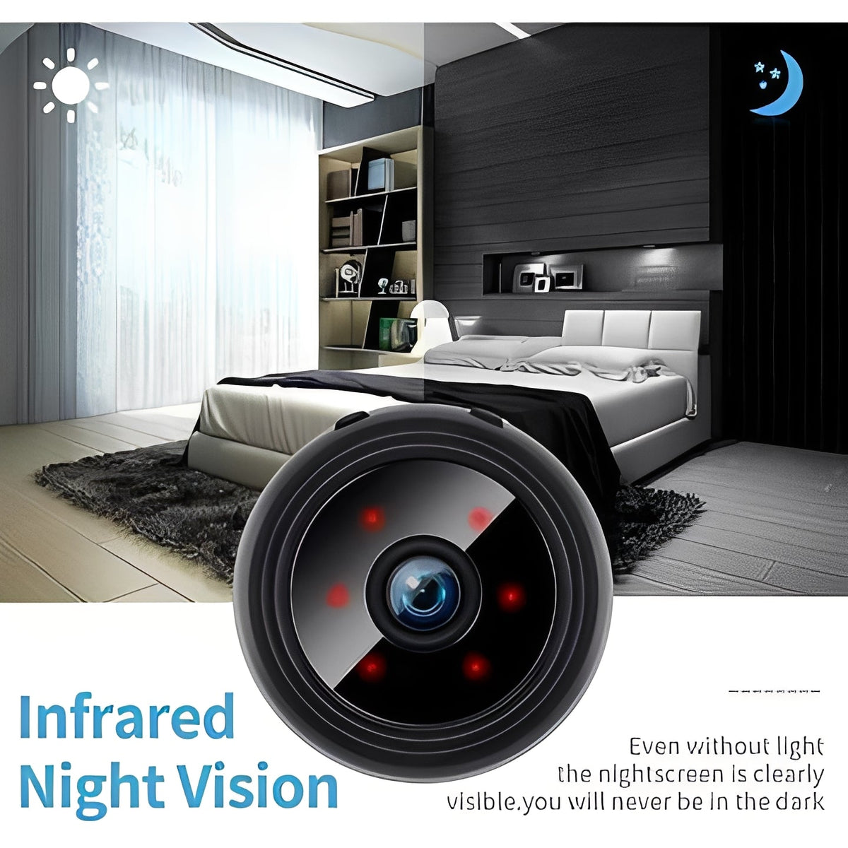 Mini Magnetic Wireless Camera with Rechargeable Battery - Marova Shop