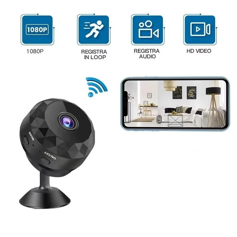 Mini Wireless 1080p HD Camera with Audio and Night Vision - Marova Shop