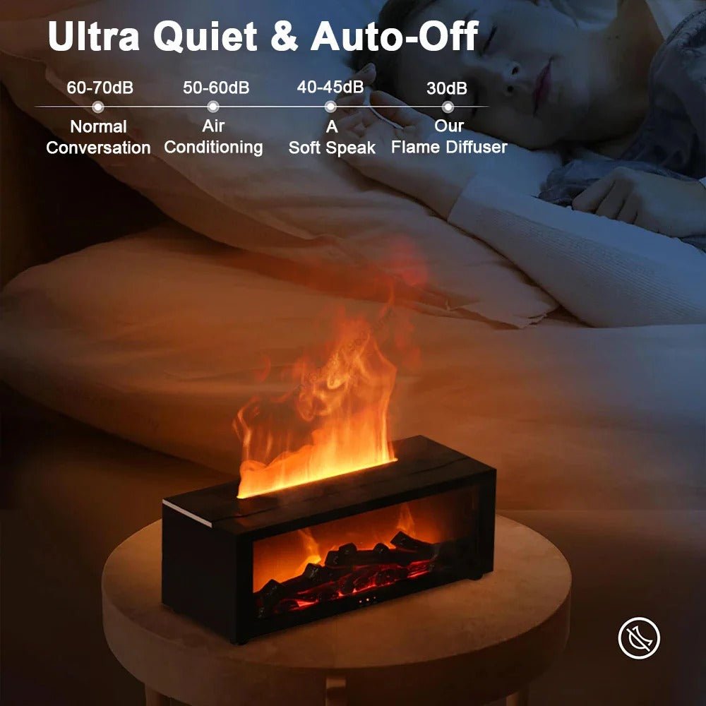 Mist Humidifier and Aroma Diffuser with Flame Effect - Marova Shop