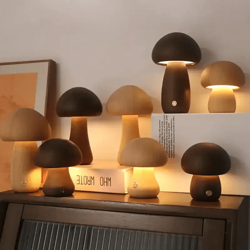 Mushroom Night Light with Touch Control and Adjustable Brightness - Marova Shop