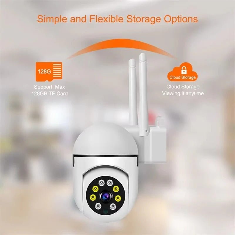 Outdoor 1080P Waterproof PTZ Camera with 4X Zoom Vision - Marova Shop