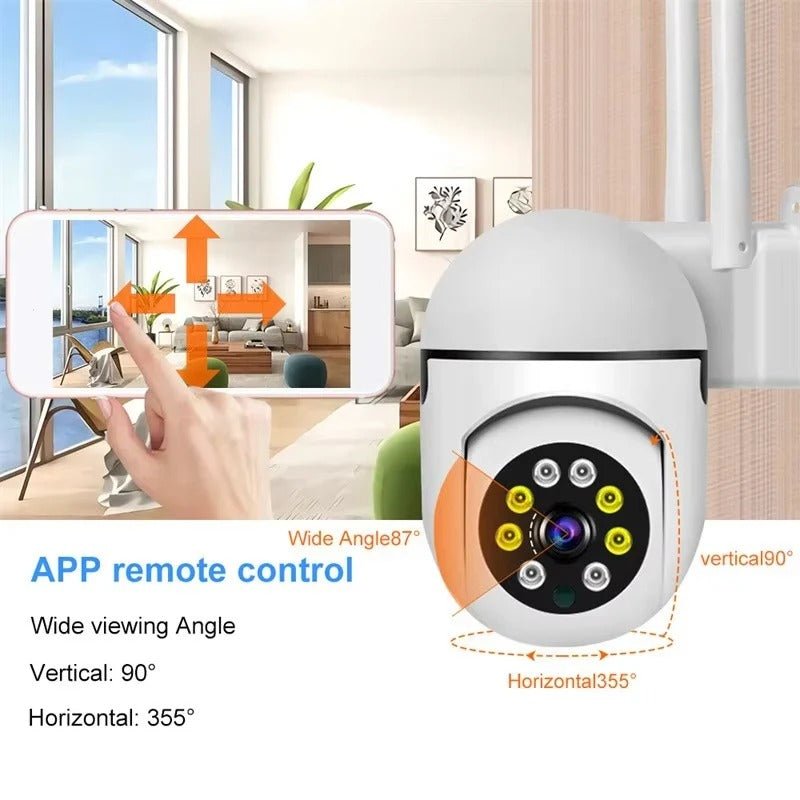Outdoor 1080P Waterproof PTZ Camera with 4X Zoom Vision - Marova Shop