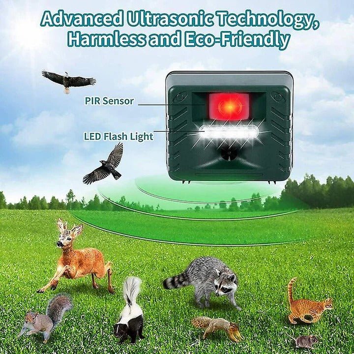 Outdoor Ultrasonic Pest Deterrent For Woodpeckers And Birds - Marova Shop