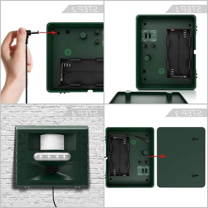 Outdoor Ultrasonic Pest Deterrent For Woodpeckers And Birds - Marova Shop