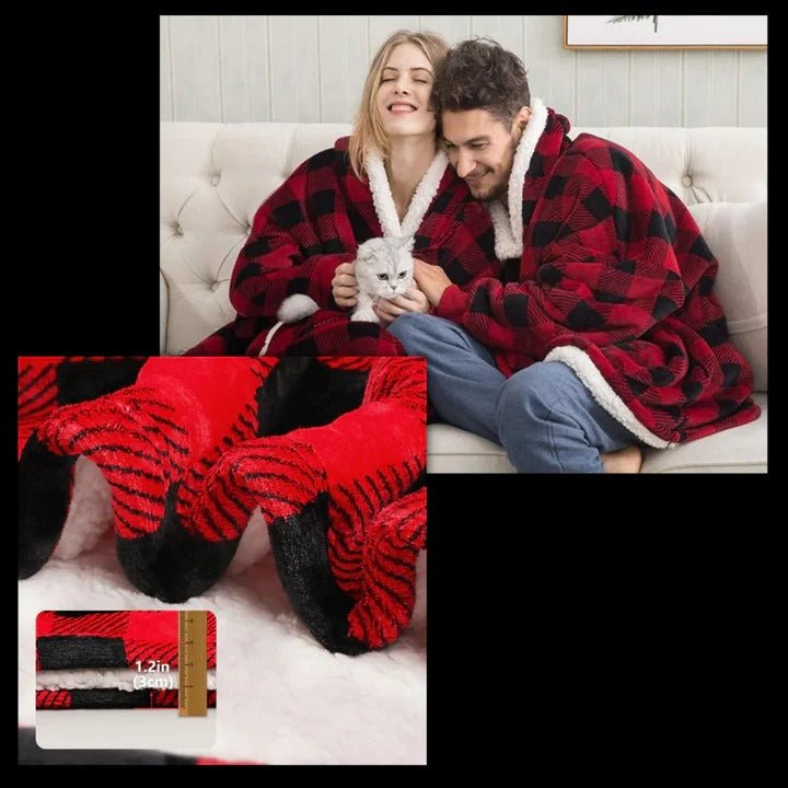 Oversized Wearable Blanket Hoodie for Adults - Marova Shop