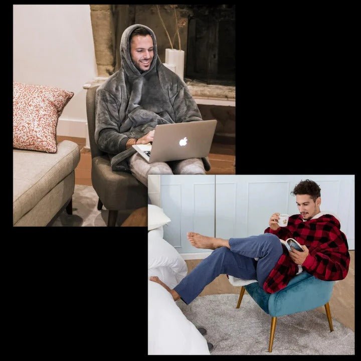 Oversized Wearable Blanket Hoodie for Adults - Marova Shop