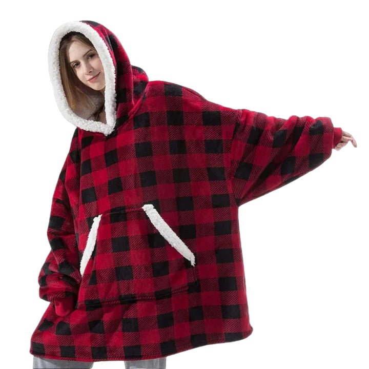 Oversized Wearable Blanket Hoodie for Adults - Marova Shop