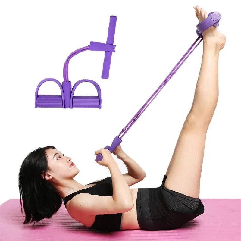 Pedal Resistance Bands Sit-up Pull Rope for Home Exercise - Marova Shop