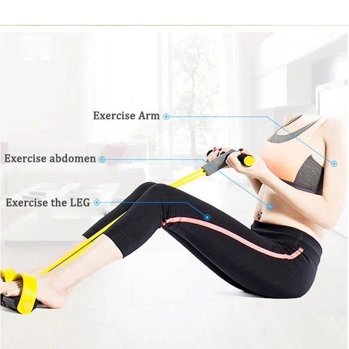 Pedal Resistance Bands Sit-up Pull Rope for Home Exercise - Marova Shop