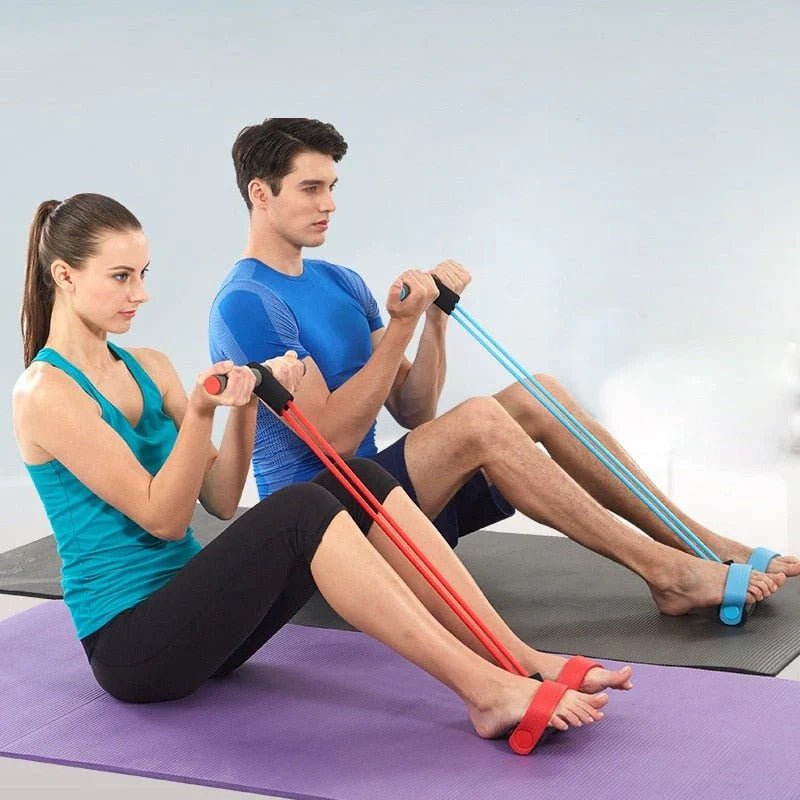 Pedal Resistance Bands Sit-up Pull Rope for Home Exercise - Marova Shop
