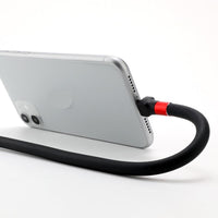 Universal Phone Holder with Integrated Cable Management
