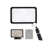 LED Full Page Magnifier with 5X Zoom for Reading and Crafting