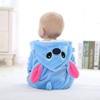 Toddler Animal Theme Jumpsuit Soft Cotton Hypoallergenic Fleece