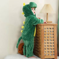Toddler Animal Theme Jumpsuit Soft Cotton Hypoallergenic Fleece