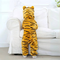 Toddler Animal Theme Jumpsuit Soft Cotton Hypoallergenic Fleece