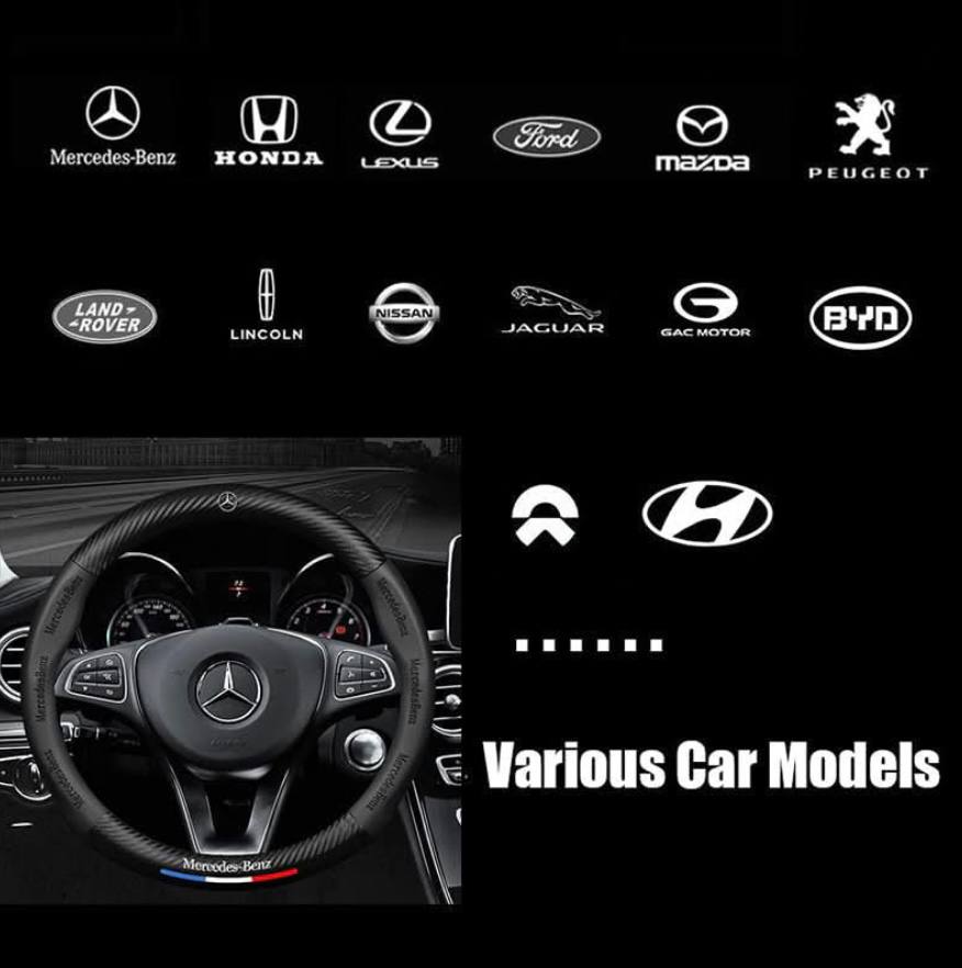 Steering Wheel Cover for Enhanced Comfort and Non-Slip Control