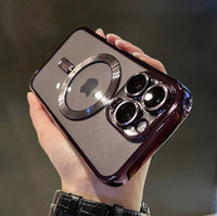 Magnetic Soft-Shell Phone Case with Gold-Plated Finish