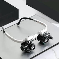 Adjustable LED Magnifying Glass with 8x, 15x and 23x Lenses