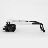 Adjustable LED Magnifying Glass with 8x, 15x and 23x Lenses