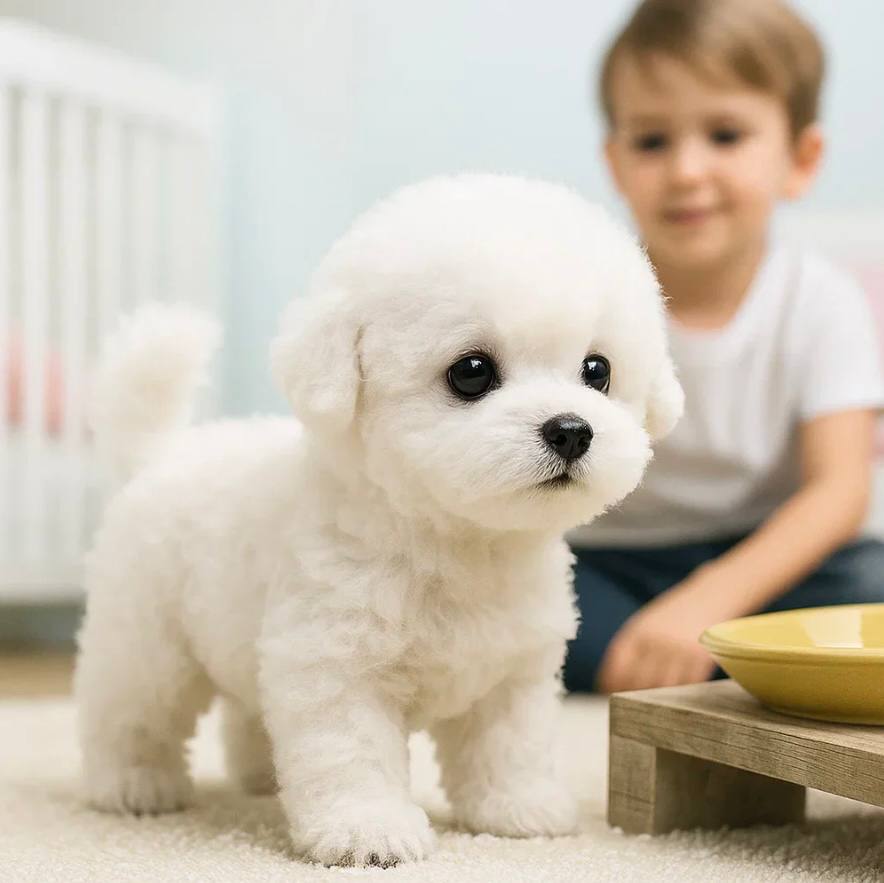 Interactive Realistic Plush Puppy Toy for Kids