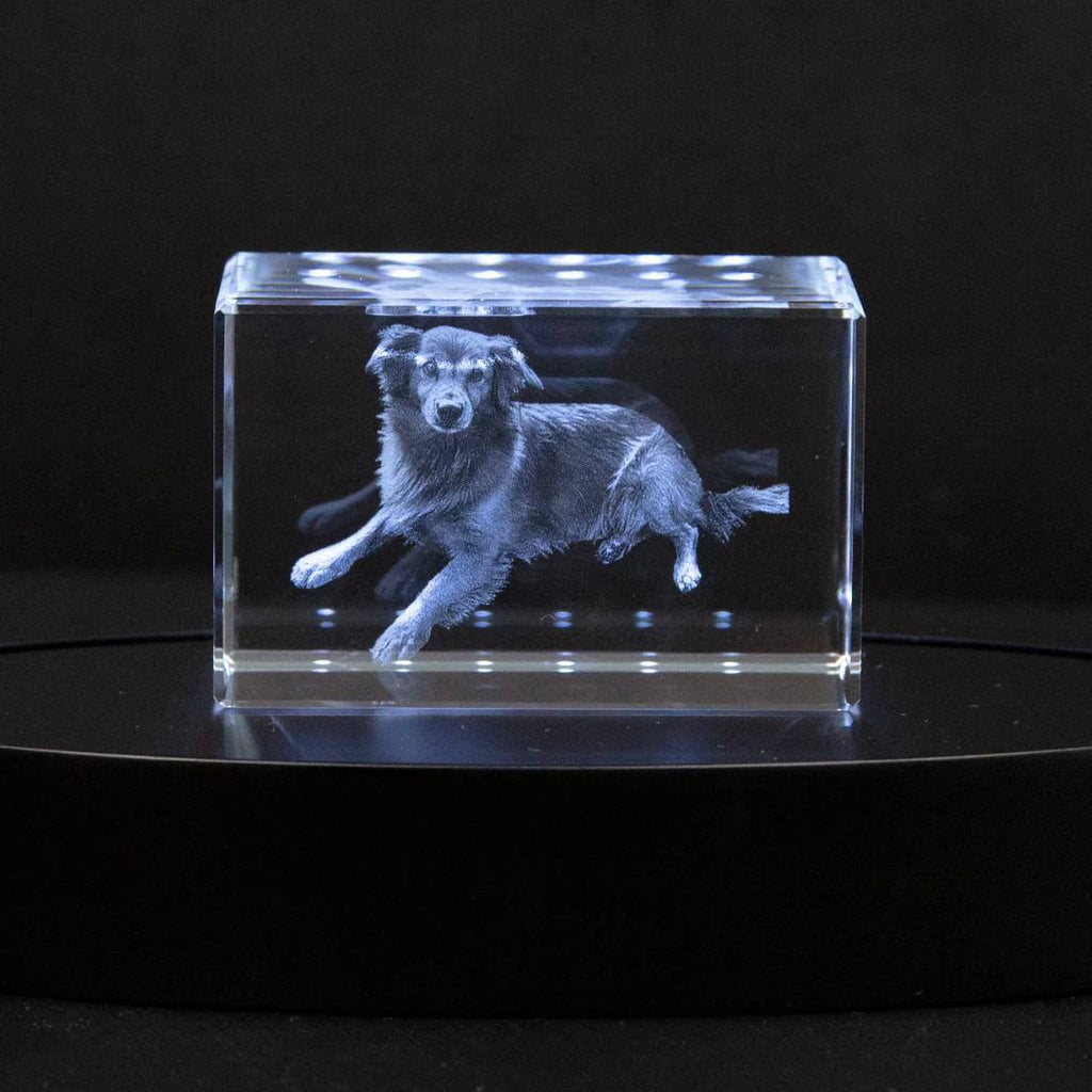 Personalized Crystal Photo Keepsake for Pet Memory