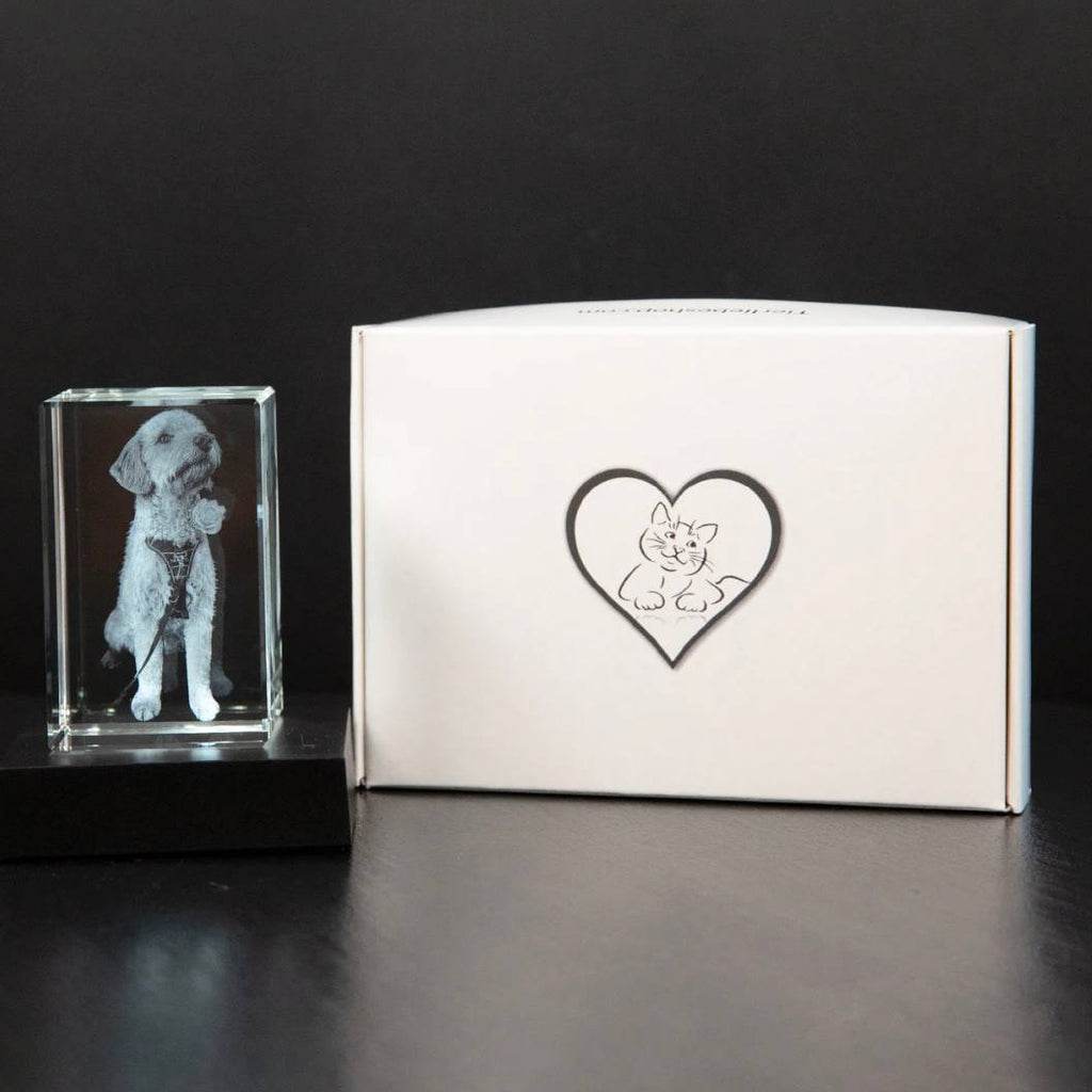 Personalized Crystal Photo Keepsake for Pet Memory