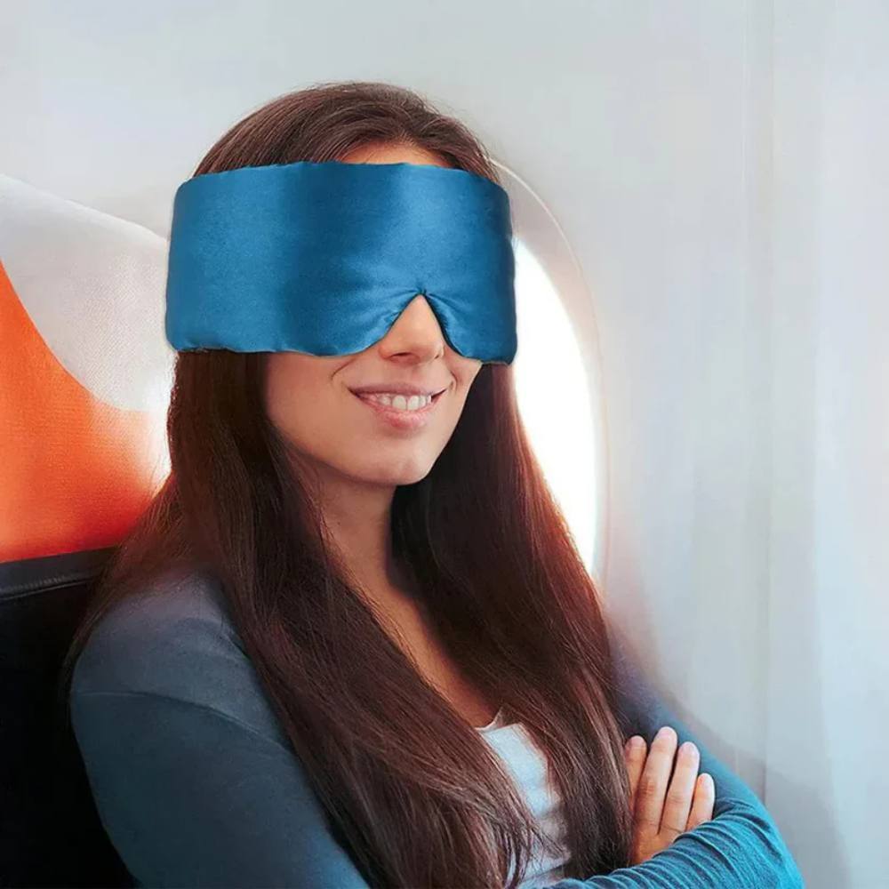 Silk Sleep Mask, Luxurious Eye Mask for Restful Sleep and Total Darkness