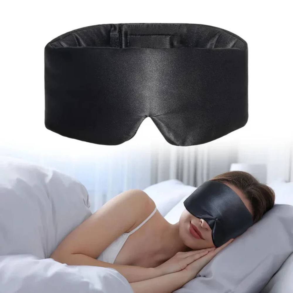 Silk Sleep Mask, Luxurious Eye Mask for Restful Sleep and Total Darkness