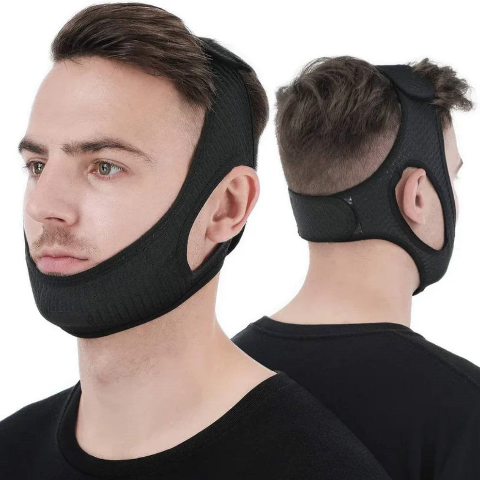 Adjustable Anti Snoring Chin Strap for Quiet Nights and Restful Sleep