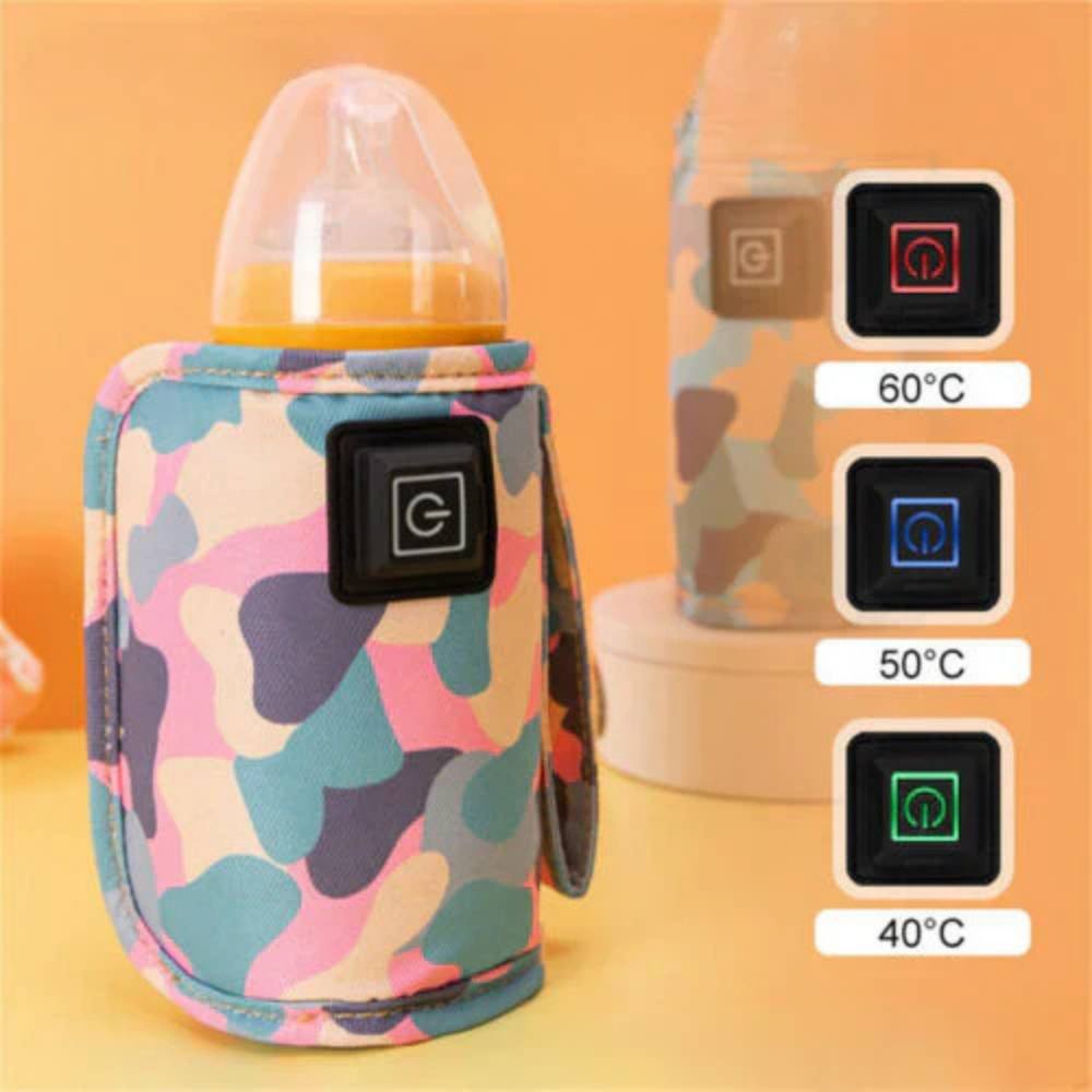 Portable Baby Bottle Warmer with Temperature Display