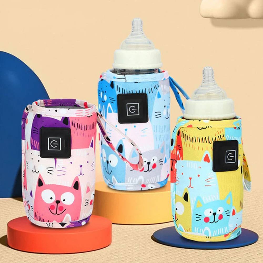 Portable Baby Bottle Warmer with Temperature Display