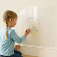Transparent Wall Protection Film, Self-Adhesive and Washable for Kitchen and Nursery