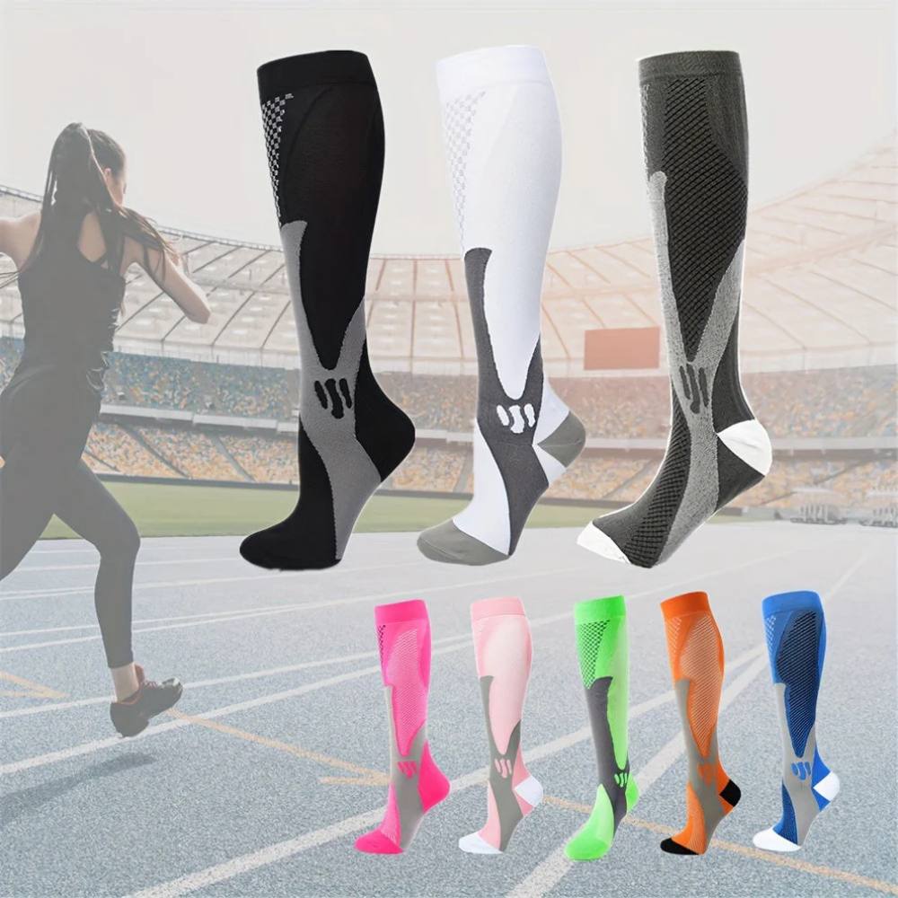 Womens Compression Socks for Running and Sports, Breathable Support and Recovery