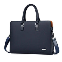 Leather Laptop Bag for Men with Adjustable Shoulder Strap, Spacious and Stylish for 14 to 15 Inch Laptops