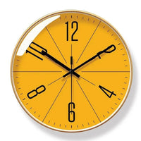 Minimalist Wall Clock, Silent Quartz Design for Modern Interiors