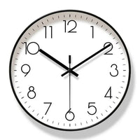 Minimalist Wall Clock, Silent Quartz Design for Modern Interiors