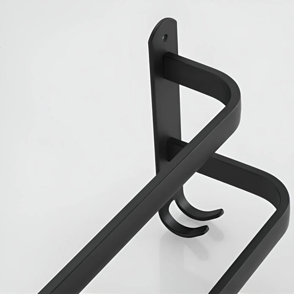 Aluminum Wall Mounted Towel Rack, Space Saving 3-Layer Design