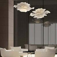 Flower Shaped Pendant Light, Dimmable Indoor Lighting for Living Room and Bedroom
