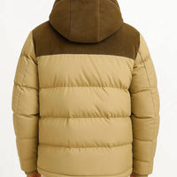 Mens Lightweight Puffer Jacket with Hood for Winter