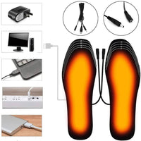 Rechargeable Heated Insoles, USB Rechargeable Foot Warmers for Comfortable Warmth