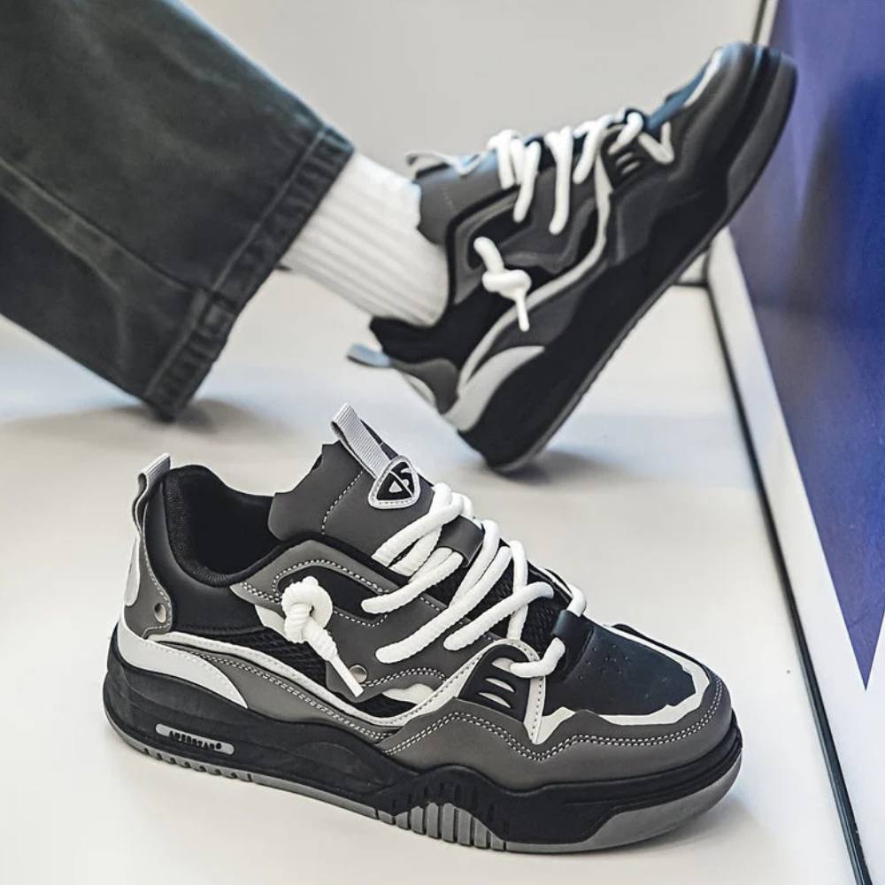 Mens Chunky Sneakers, Thick Sole Sporty Casual Shoes