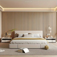 Self-Adhesive 3D PVC Wall Panels with Wood Look and Texture