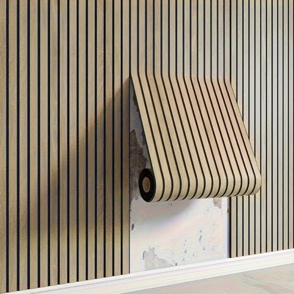 Self-Adhesive 3D PVC Wall Panels with Wood Look and Texture