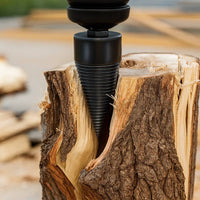 Wood Log Splitter Drill Bit, Titanium Cone for Electric Drill