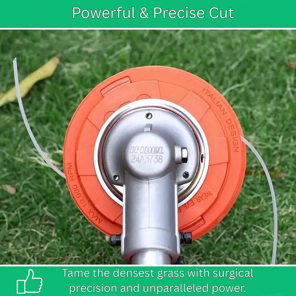 Brush Cutter Head, Ultra-Resistant Steel Blade for Clean and Fast Cutting