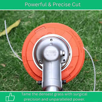 Brush Cutter Head, Ultra-Resistant Steel Blade for Clean and Fast Cutting